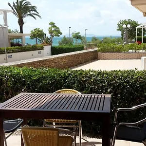 Apartamento Davant Mar - Con Terraza A Pie De Playa, Rosas